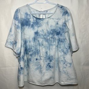 Old Navy Baby Doll Denim Shirt Size XL